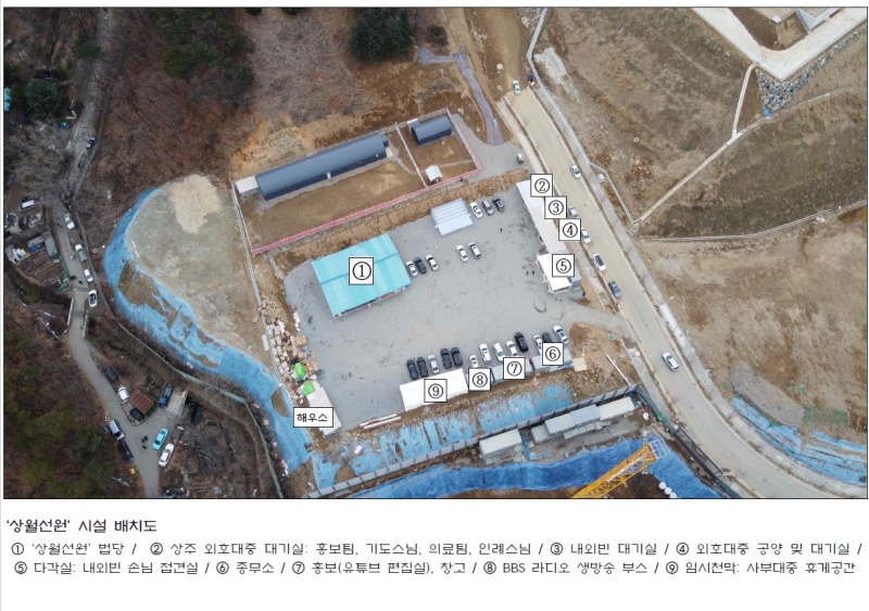 1.상월선원 시설 배치도